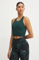 Бюстгальтер для йоги Casall Multi Rib немного упрочнённая зелёный 24130