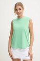 Casall top da allenamento Laser Mesh semplice verde 24104