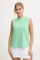 Casall top de antrenament Laser Mesh uni verde 24104