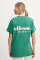 Oblečenie Bavlnené tričko Ellesse MERIBEL SGX20906 zelená