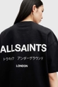 Одежда Хлопковая футболка AllSaints UNDERGROUND SS CREW W029JZ чёрный