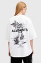 Хлопковая футболка AllSaints GUARDIAN AMELIE TEE W101JB белый AW24