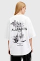 Памучна тениска AllSaints GUARDIAN AMELIE TEE W101JB бял AW24