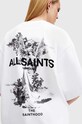 Одежда Хлопковая футболка AllSaints GUARDIAN AMELIE TEE W101JB белый