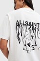 Îmbrăcăminte AllSaints tricou din bumbac INKSAINTS BF TEE W104JB alb