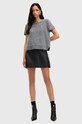 AllSaints t-shirt wełniany REBEL TEE szary W118KB