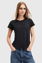 Хлопковая футболка AllSaints ANNA TEE хлопок чёрный W238JB