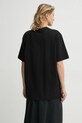 Odzież By Malene Birger t-shirt bawełniany FAYEH. Q72365007Z czarny