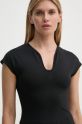 By Malene Birger t-shirt VENAZIA czarny Q72465001