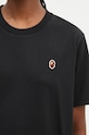 A Bathing Ape t-shirt bawełniany Ape Head One Point czarny 1K80210004
