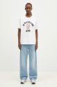 A Bathing Ape t-shirt in cotone I Love Bape College 1K80210109 bianco