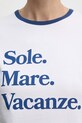 Хлопковая футболка Drivemebikini Sole Mare Vintage 2025.DRV.001.WHN белый