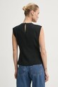 Ρούχα Μπλουζάκι Abercrombie & Fitch KI140.4498.900 μαύρο