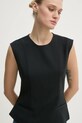Μπλουζάκι Abercrombie & Fitch μαύρο KI140.4498.900