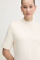 Abercrombie & Fitch sweter z domieszką wełny beżowy KI150.4339.178