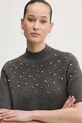 Abercrombie & Fitch sweter z domieszką wełny szary KI150.4339.912