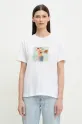 PS Paul Smith t-shirt bawełniany nadruk biały W2R.232V.PP4958