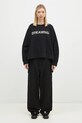 Undercover hanorac de bumbac C/S UC2D1895.2 negru