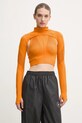 Лонгслив adidas by Stella McCartney slim оранжевый JE4083