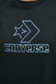 Bavlnené tričko Converse 10027078.A02 čierna