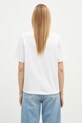 Odzież Maison Kitsuné t-shirt bawełniany Woodland Alphabet NW00114KJ0119 biały