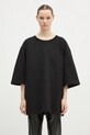 Fiorucci t-shirt in cotone Angel rilassato nero U01FPSCR109CJ05BK01