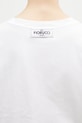 Fiorucci t-shirt in cotone Suspender Belt W01FMTSH263CJ01WH01 bianco