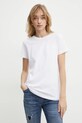 Бавовняна футболка Armani Exchange бавовна білий 6DYT47.YJDGZ