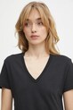 Bavlnené tričko Armani Exchange čierna 6DYT37.YJDGZ