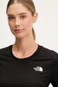 The North Face t-shirt sportowy Shadow czarny NF0A87TWJK31
