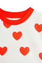 Detské bavlnené tričko Mini Rodini Hearts 100 % Organická bavlna