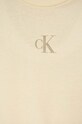 Dětské bavlněné tričko Calvin Klein Jeans béžová IG0IG02136.9BYH.116