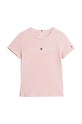Tommy Hilfiger t-shirt bawełniany dziecięcy KG0KG05242.9BYH.128.176 różowy AW24
