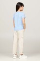 Tommy Hilfiger tricou de bumbac pentru copii KG0KG05242.9BYH.128.176 albastru