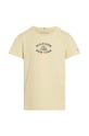 Tommy Hilfiger t-shirt bawełniany dziecięcy KG0KG08061.9BYH.128.176 pomarańczowy AW24