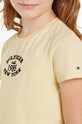 Tommy Hilfiger t-shirt bawełniany dziecięcy KG0KG08061.9BYH.128.176 pomarańczowy