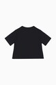 EA7 Emporio Armani t-shirt dziecięcy 6DFT09.FJDZZ czarny AW24