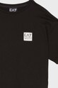 Fete EA7 Emporio Armani tricou de bumbac pentru copii 6DFT11.FJLOZ negru