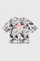 Guess t-shirt dziecięcy z elastanem czarny J4YI09.K6YW3.9BYH
