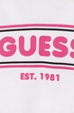 Bavlněné tričko Guess J4YI10.K8HM4.9BYH bílá AW24