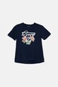 Guess t-shirt dziecięcy z elastanem granatowy J4YI37.K6YW4.9BYH