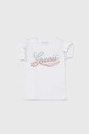 Guess t-shirt bawełniany dziecięcy aplikacja biały J4YI43.K6YW4.9BYH
