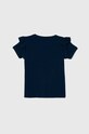 Guess t-shirt bawełniany dziecięcy J4YI43.K6YW4.9BYH granatowy AW24