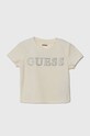 Дитяча футболка Guess аплікація бежевий J4YI48.KBXI2.9BYH