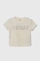 Дитяча футболка Guess аплікація бежевий J4YI48.KBXI2.9BYH