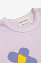Bobo Choses tricou bebe Pansy Flower violet 224AB025