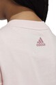adidas gyerek pamut póló LK LIN CO TEE IW0874 rózsaszín