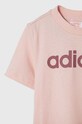 adidas gyerek pamut póló LK LIN CO TEE rózsaszín IW0874