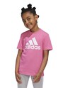 adidas tricou de bumbac pentru copii LK BL CO TEE print roz IX7329
