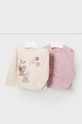 Mayoral longsleeve copii 2-pack print roz 2052.4H.Baby.9BYH